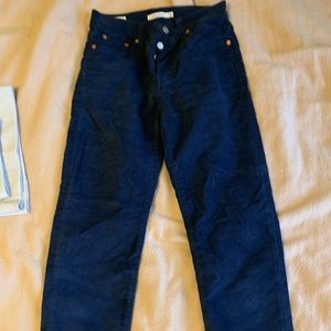 Levi’s wedgie straight corduroy pants